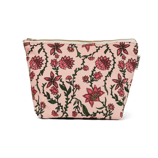 Bahar Floral Makeup Bag - Tikauo