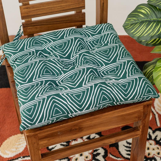 Geometric Print Seat Pads - Tikauo