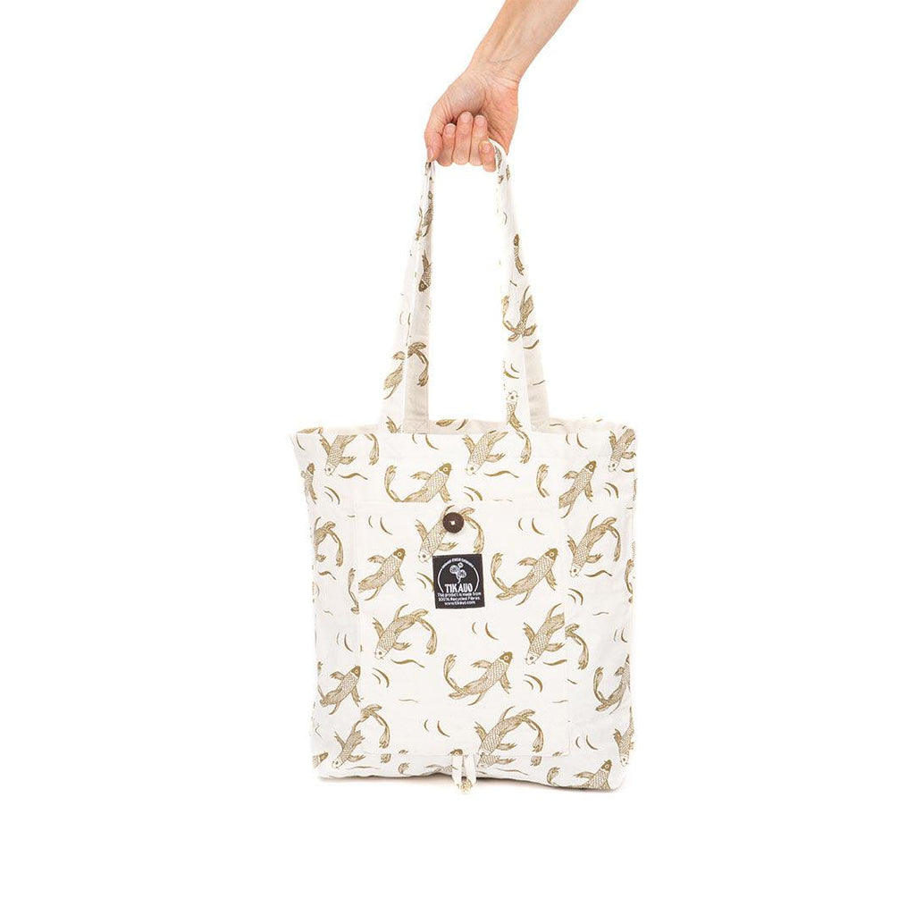 Sustainable Foldable Bags | Printed Tote Bags | Tikauo, UK